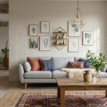 Scandinavisch interieur met lichte meubels"